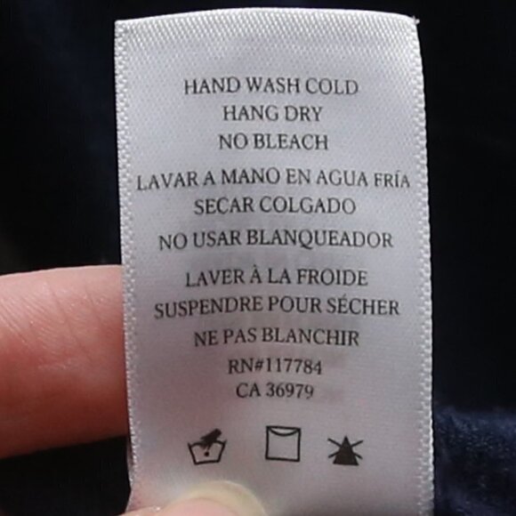 Rails Bianca Long-Sleeve Plaid Flannel Dark Blue Shirt Mini Button Down - Picture 8 of 9